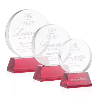 Glenwood Award on Base - Red