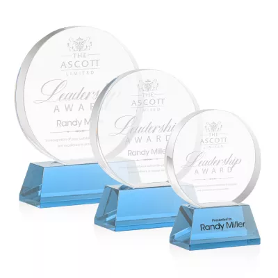Glenwood Award on Base - Sky Blue