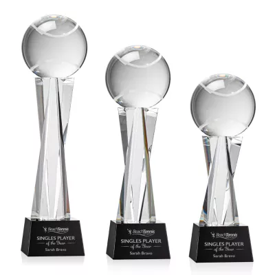 Tennis Ball Award on Grafton Base - Black
