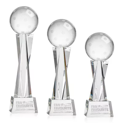 Pickleball Award on Grafton Base - Clear