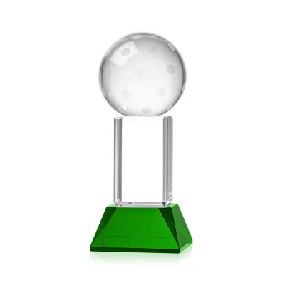 Pickleball Award on Stowe Base - Green