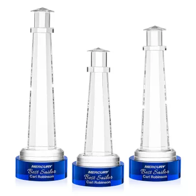 Lighthouse Award on Stanrich Base - Blue