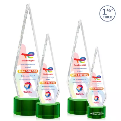 Springfield VividPrint™ Award on Marvel Base - Green