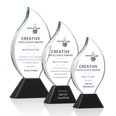 Norina Flame VividPrint™ Award - Black