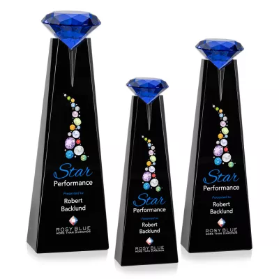 Alicia Gemstone VividPrint™ Award - Black/Sapphire