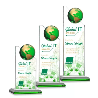 Arden VividPrint™ Award - Green/Gold