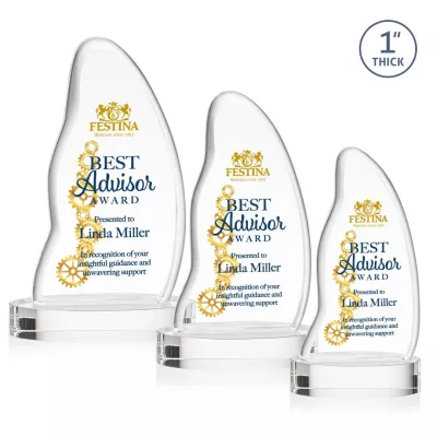 Beauford VividPrint™ Award on Base - Clear