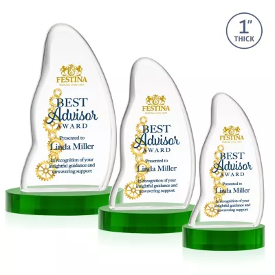 Beauford VividPrint™ Award on Base - Green