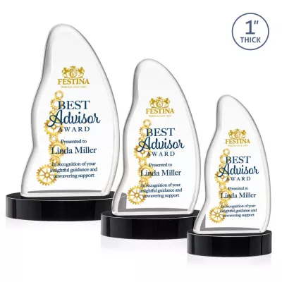 Beauford VividPrint™ Award on Base - Black