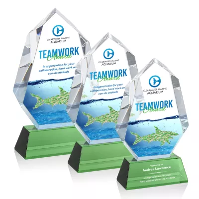 Norwood VividPrint™ Award on Newhaven Base - Green