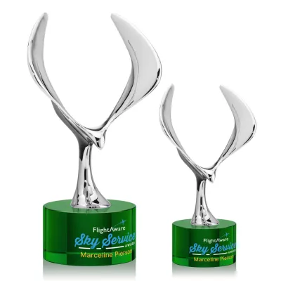 Maverick Eagle VividPrint™ Award on Marvel Base - Green