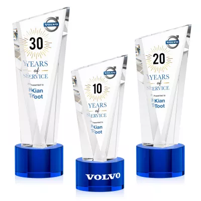 Plymouth VividPrint™ Award on Marvel Base - Blue