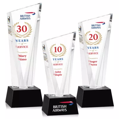 Plymouth VividPrint™ Award on Robson Base - Black