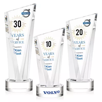 Plymouth VividPrint™ Award on Stanrich Base - Clear