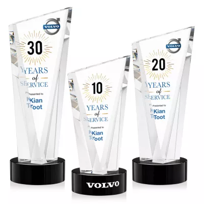 Plymouth VividPrint™ Award on Stanrich Base - Black