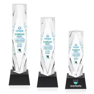 Toscana VividPrint™ Award on Base - Black