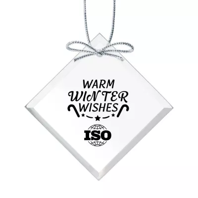 Starfire Ornament - Square Imprinted