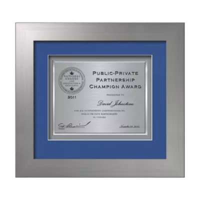 Premier Certificate TexEtch - Silver