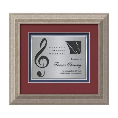 Terrene Certificate TexEtch - Antique Silver