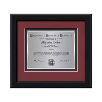 Myriad Certificate TexEtch - Black