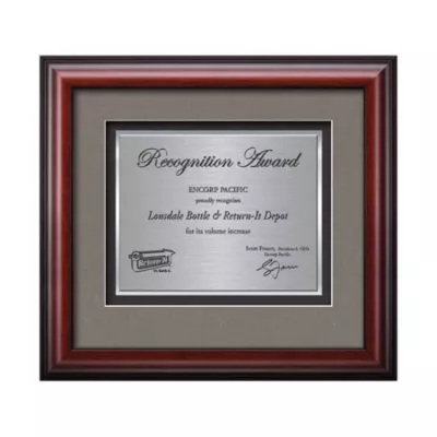 Cornaro Certificate TexEtch - Mahogany