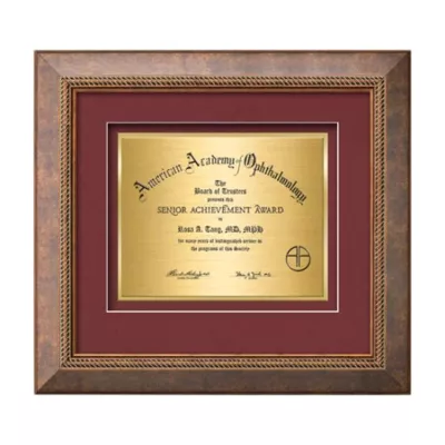 Lazio Certificate TexEtch - Bronze/Copper