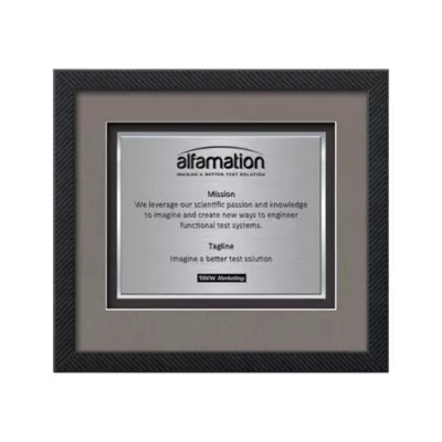 Primrose Certificate TexEtch - Carbon Fiber