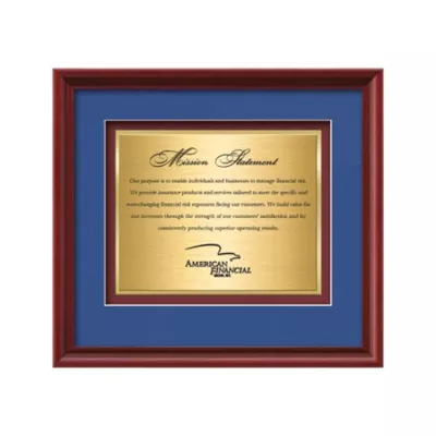 Raven Certificate TexEtch - Mahogany