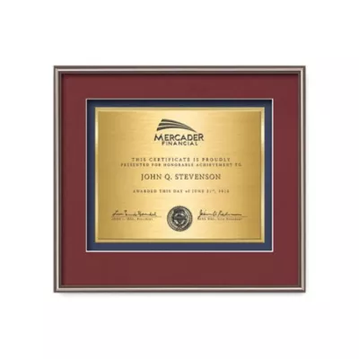Fenestra Certificate TexEtch - Bronze