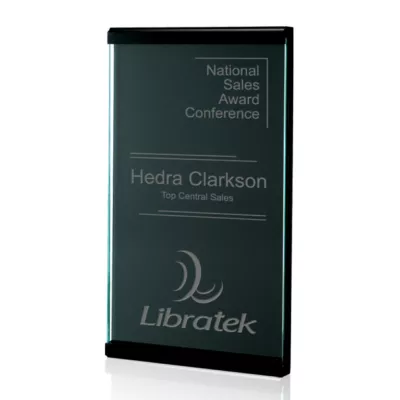 Scroll Plaque - Jade/Black
