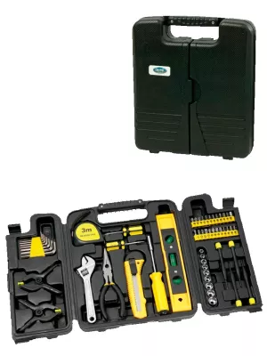 Tool Set with Tri-Fold Carrying Case