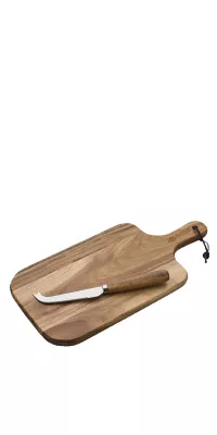 Niagara Cutlery Acacia Cheese Board Set