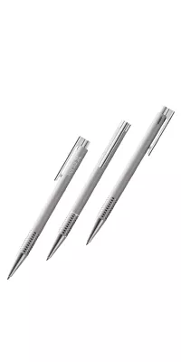LAMY Logo Brushed Stainless Steel Ballpoint Pen