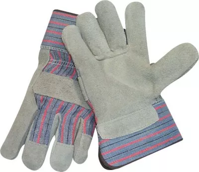 Split Leather Glove w/Safety Cuffs