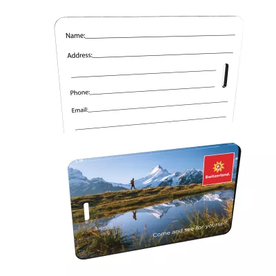 Rectangle 1/8" Acrylic Bag Tag