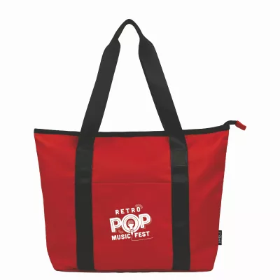 Sustainable RPET Tote With Zipper
