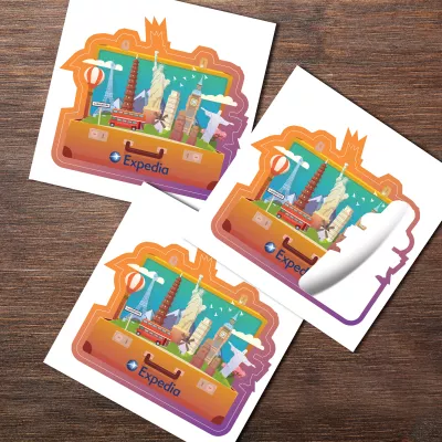 4" x 4" Kiss Cut Stickers