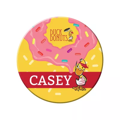 3" Round Name Badge