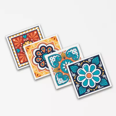 Square Absorbent Ceramic Coaster