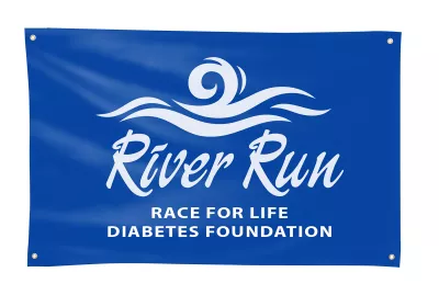 3-ft. H x 5-ft. W Fabric Banner (SINGLE SIDE PRINT)