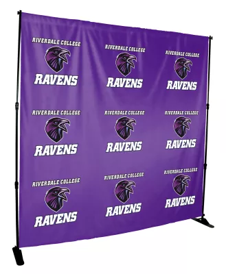8-ft. W x 8-ft. H Backdrop Replacement Banner