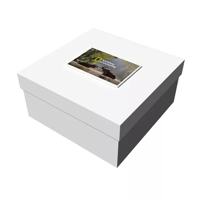 12" x 12" x 6" Deluxe White Gift Box
