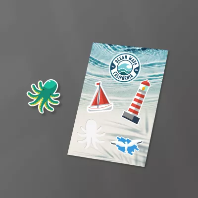3" x 5" Vinyl Sticker Sheet