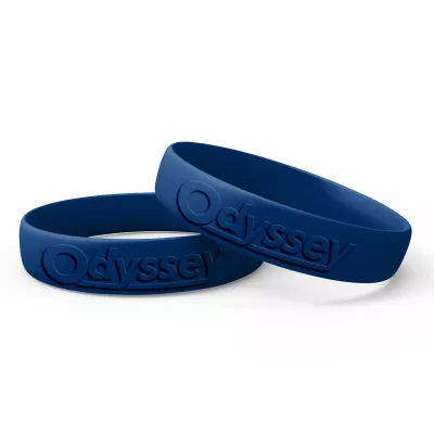 3/4" Wide Silicone Wristband