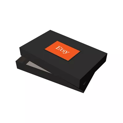 Black Apparel Debossed Box