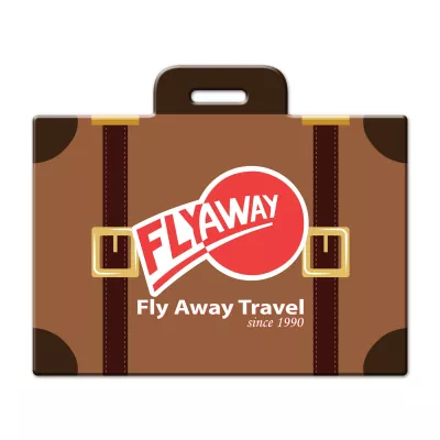 Suitcase Shaped Luggage Tag