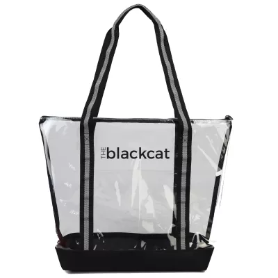 Clear Tote with Zipper