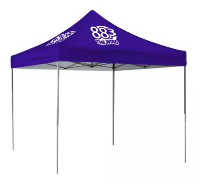 10-ft. Square Event Tent Full-Color Dye Sublimation (2 Location)