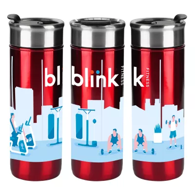 18 Oz. Stainless Steel Cup w/Stopper