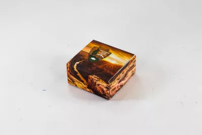 6" x 6" x 3" E-Flute Tuck Box Double Side